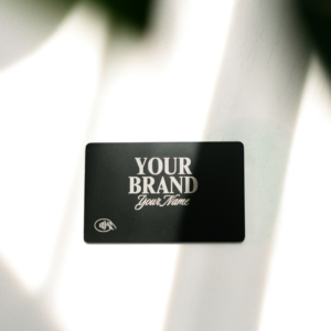 Black Stainless Steel NFC Tap Business Card