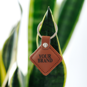 Brown Custom NFC TAP Keyfob